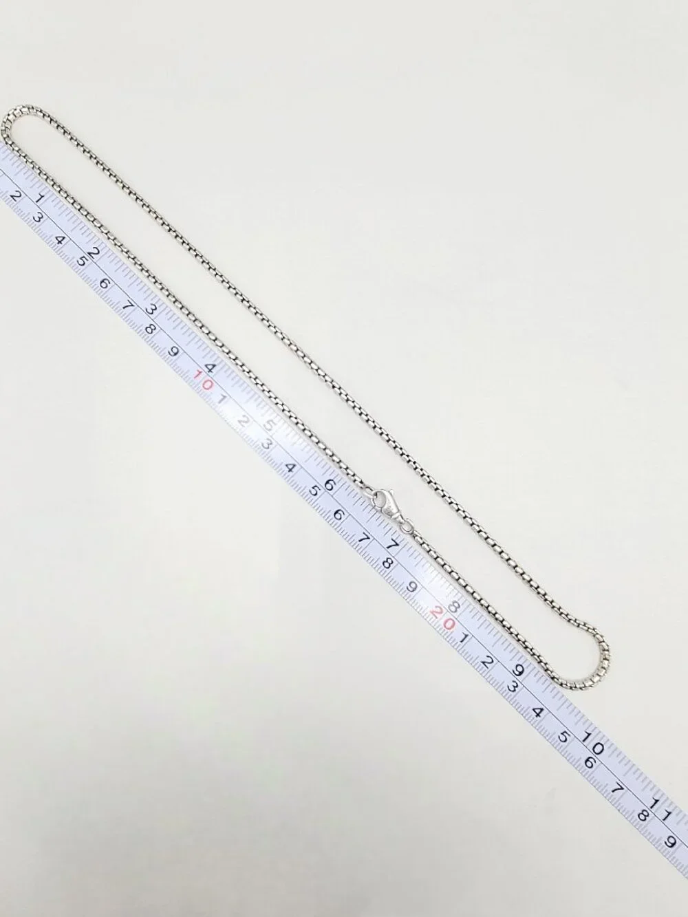 David Yurman Box Chain Necklace in Sterling Silver - 2.7mm - 20